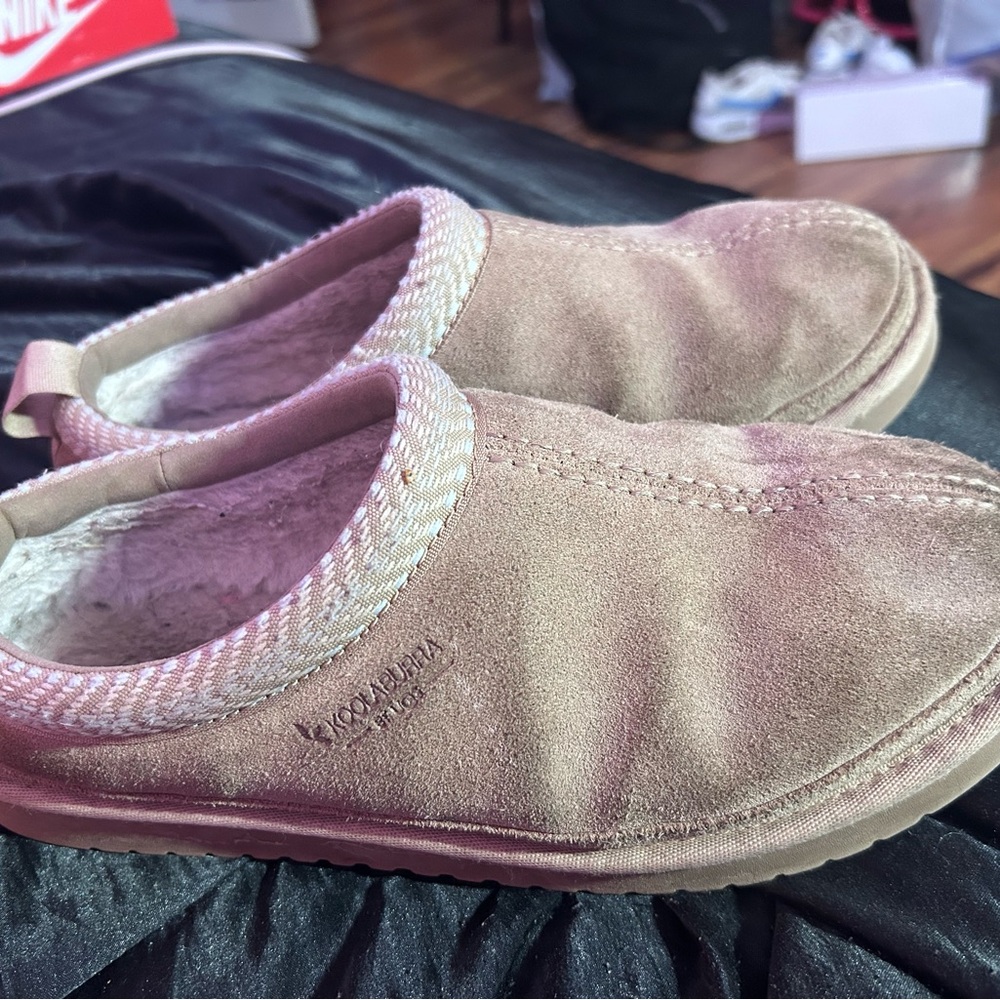 UGG Women's Tan Suede Slippers